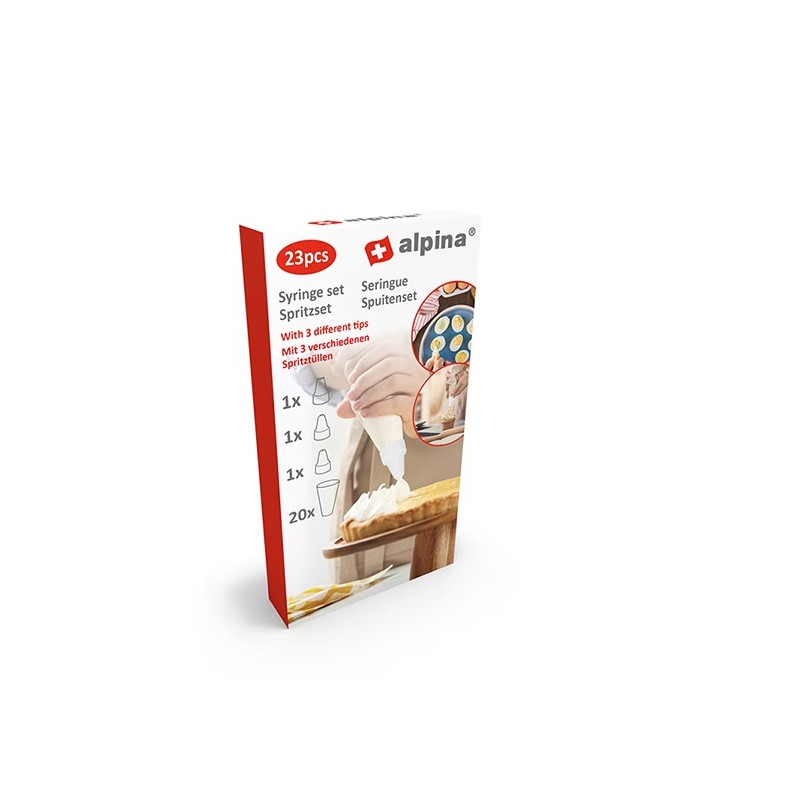 Vrecko cukrárske zdobiace 20ks + 3 špičky