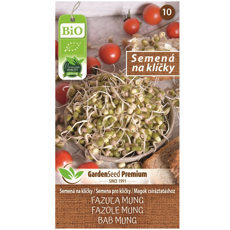 Osivo - Na klíčky BIO fazuľa Mungo Osivo - Na klíčky BIO fazuľa Mungo