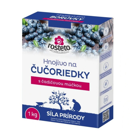 Hnojivo Rosteto s čadičovou múčkou - čučoriedky 1 kg