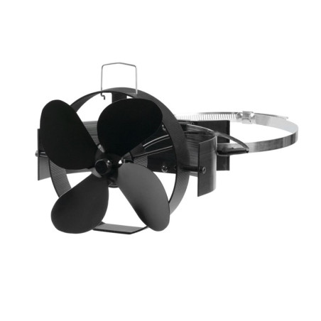 Krbový ventilátor s úchytom na krb a magnetom