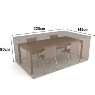 Ochranný obal na stôl a 4 stoličky 225x145x90cm