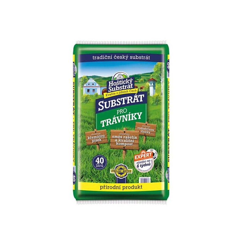 Substrát Hoštický Na Trávnik 40lit