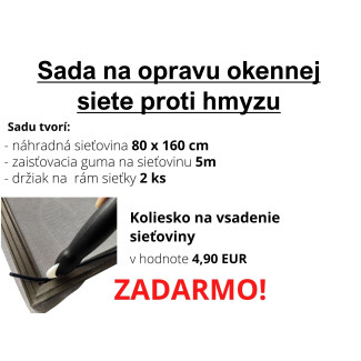 Sada na opravu okennej siete + koliesko ZADARMO