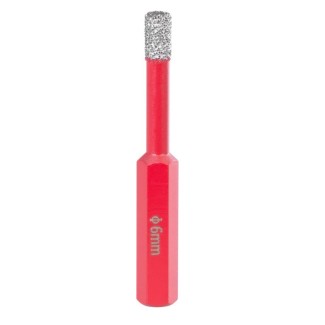 Vykružovač diamantový  6mm, stopka HEX